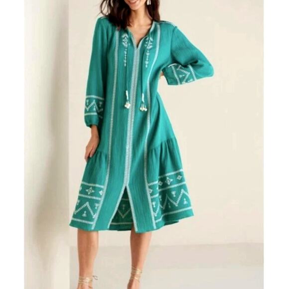 Soft Surroundings Dresses & Skirts - Soft Surroundings Jolie embroidered dress size 1X